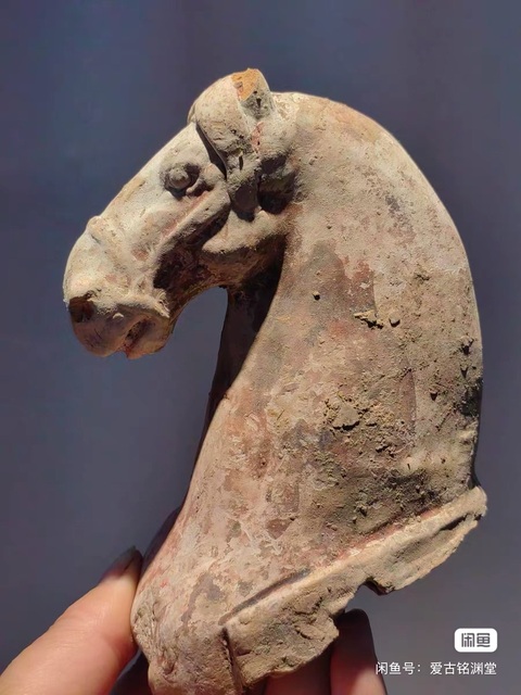 古玩陶瓷陶馬真品鑒賞圖