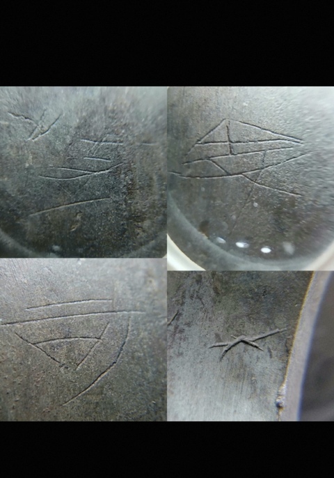 古玩銅器弦紋青銅蓋鼎真品鑒賞圖