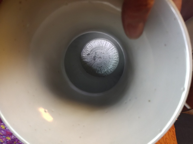 古玩陶瓷山水紋青花撇口瓶拍賣，當前價格9000元