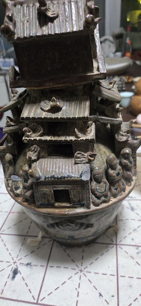 古玩陶瓷谷蒼罐真品鑒賞圖