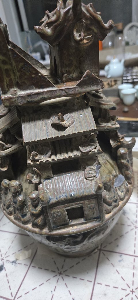 古玩陶瓷谷蒼罐真品鑒賞圖