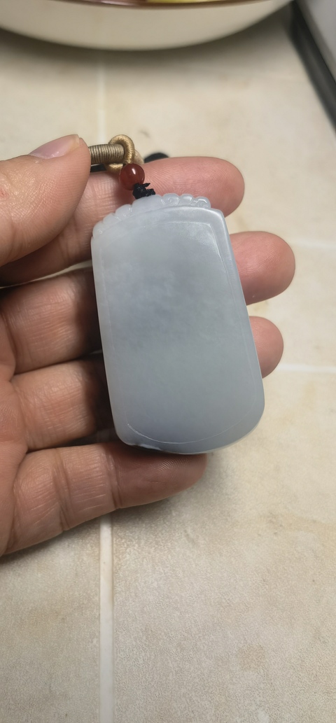 古玩玉器和田玉雕“平安無事牌”真品鑒賞圖