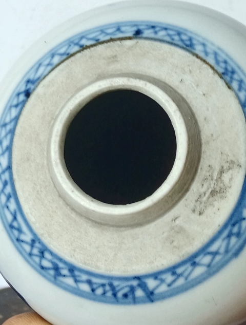 古玩陶瓷青花博古圖罐真品鑒賞圖