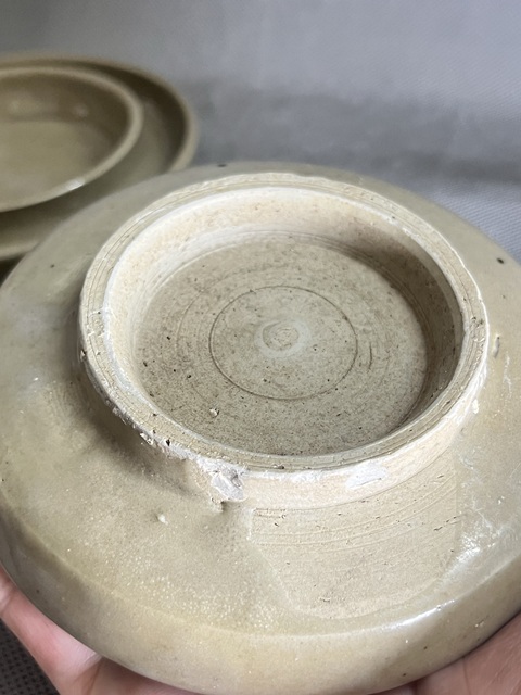 古玩陶瓷明龍泉青瓷盞托二個(gè)拍賣，當(dāng)前價(jià)格788元