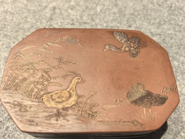 古玩雜項紫砂蓋合真品鑒賞圖