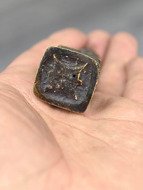 古玩銅器銅佛塔頂真品鑒賞圖