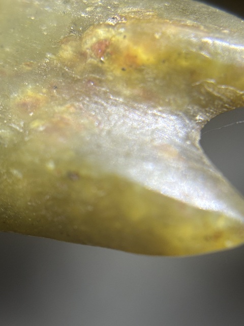 古玩玉器仿“紅山文化”勾云形佩真品鑒賞圖