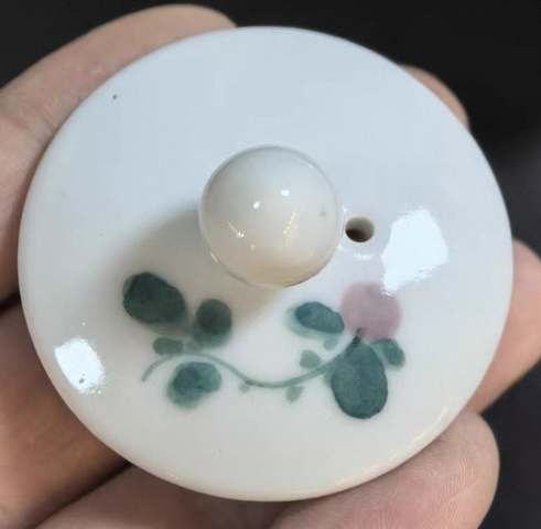 古玩陶瓷花鳥紋執壺真品鑒賞圖