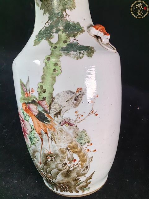 古玩陶瓷五倫圖雙鋪首撇口瓶真品鑒賞圖