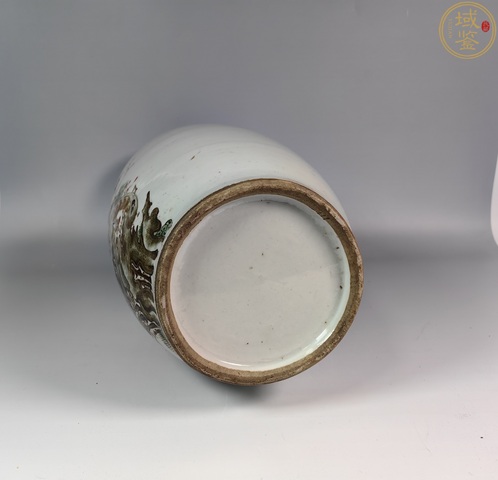 古玩陶瓷五倫圖雙鋪首撇口瓶真品鑒賞圖