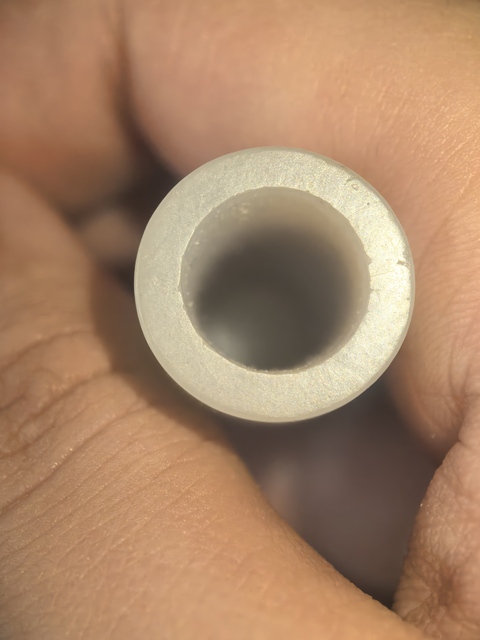 古玩玉器和田玉雕“素紋翎管”真品鑒賞圖