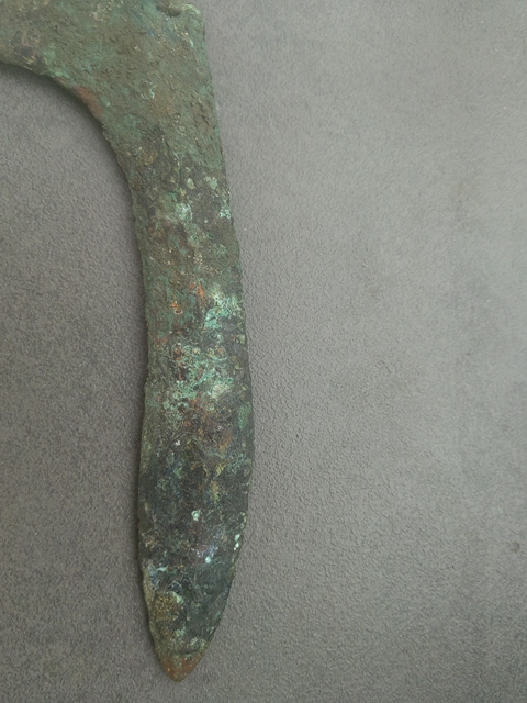 古玩銅器戰國青銅戈真品鑒賞圖