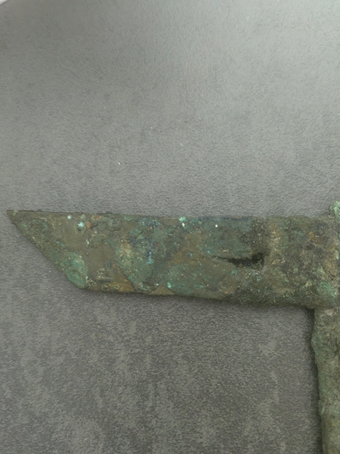古玩銅器戰國青銅戈真品鑒賞圖