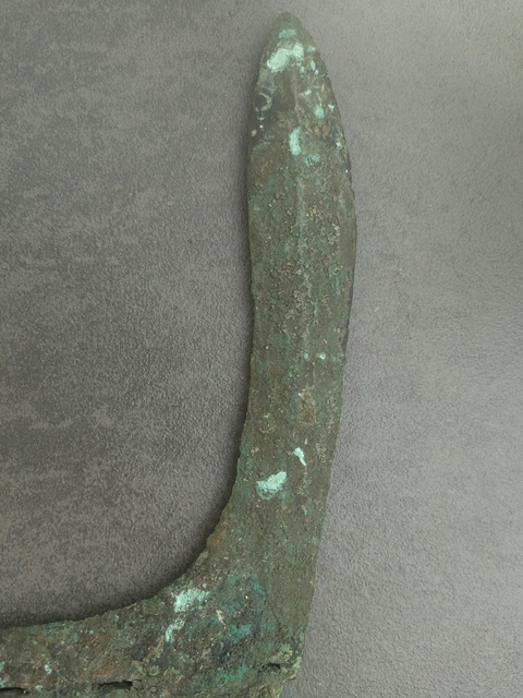 古玩銅器戰國青銅戈真品鑒賞圖