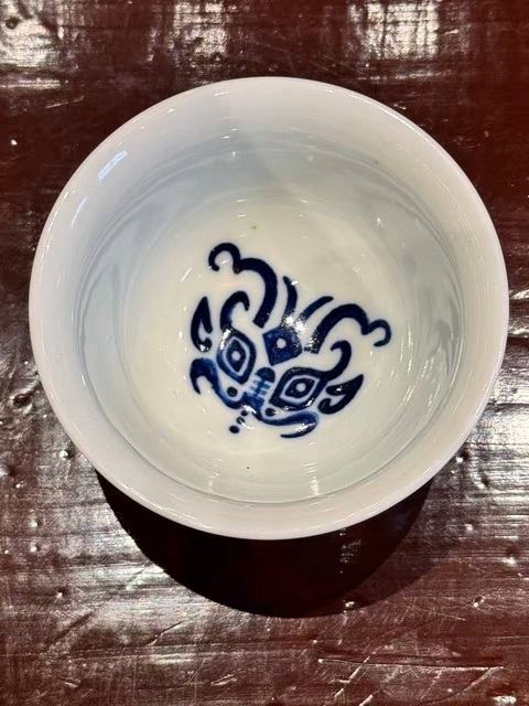 古玩陶瓷青花杯真品鑒賞圖