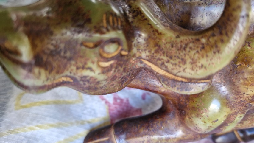 古玩玉器做舊仿古“玉牛”真品鑒賞圖