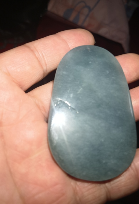 古玩玉器天然翡翠雕“山水牌”真品鑒賞圖