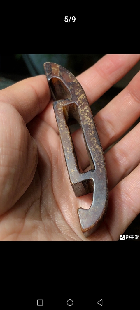 古玩玉器做舊仿古“玉劍璏”真品鑒賞圖