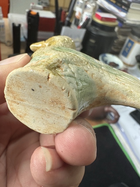 古玩陶瓷三彩大雞哨子真品鑒賞圖