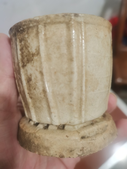 古玩陶瓷影青釉谷倉真品鑒賞圖