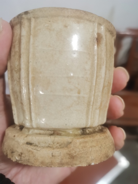 古玩陶瓷影青釉谷倉真品鑒賞圖