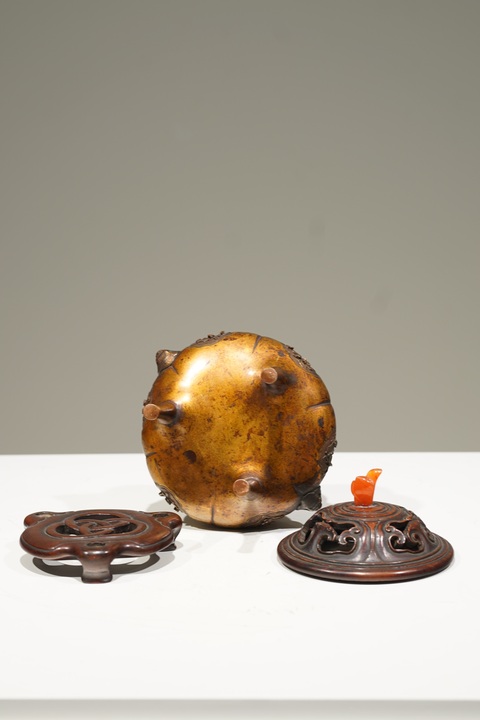 古玩銅器熏爐真品鑒賞圖