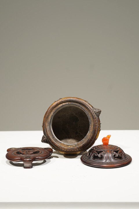 古玩銅器熏爐真品鑒賞圖