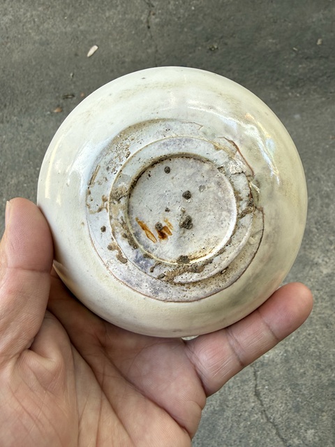 古玩陶瓷白耀州茶盞真品鑒賞圖