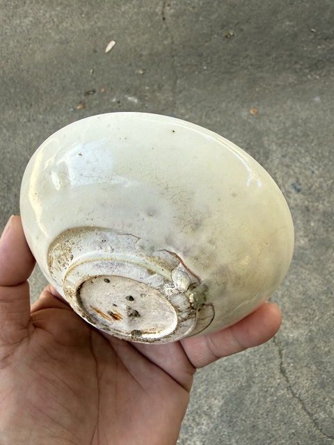 古玩陶瓷白耀州茶盞真品鑒賞圖