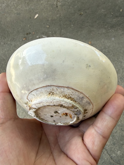 古玩陶瓷白耀州茶盞真品鑒賞圖