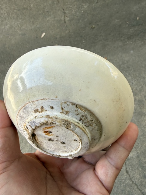 古玩陶瓷白耀州茶盞真品鑒賞圖