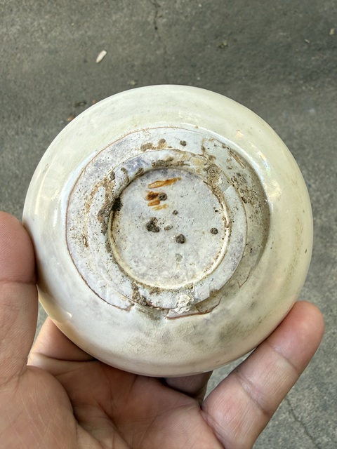 古玩陶瓷白耀州茶盞真品鑒賞圖