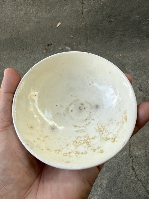 古玩陶瓷白耀州茶盞真品鑒賞圖