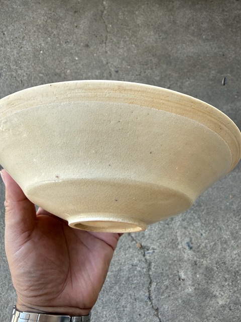 古玩陶瓷南定刻花折腰盤真品鑒賞圖