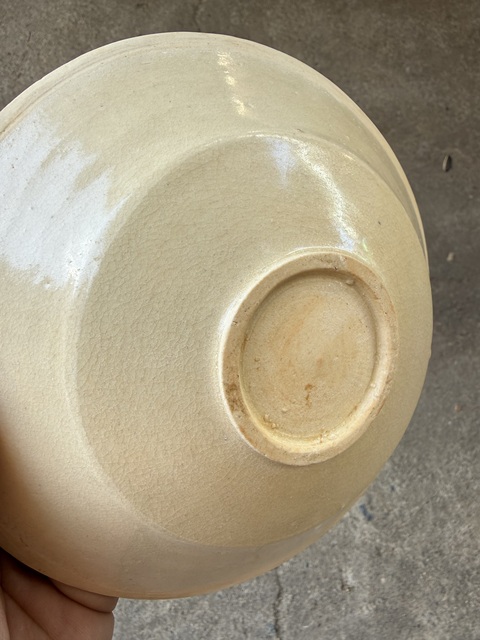 古玩陶瓷南定刻花折腰盤真品鑒賞圖