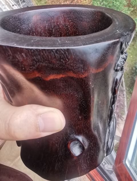 古玩雜項筆筒真品鑒賞圖