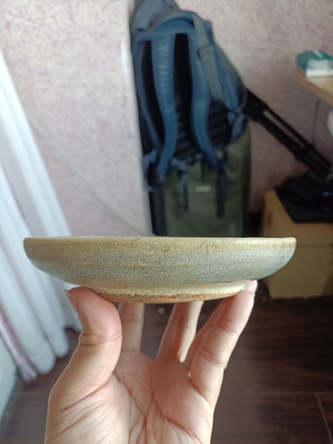 古玩陶瓷鈞窯天藍釉盤拍賣，當前價格888元