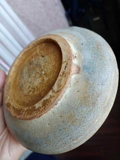 古玩陶瓷鈞窯天藍釉盤拍賣，當前價格888元