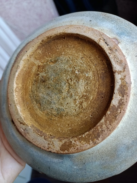 古玩陶瓷鈞窯天藍釉盤拍賣，當前價格888元