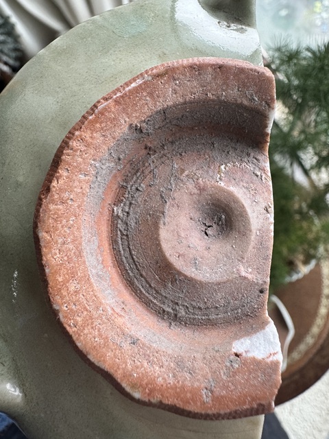 古玩陶瓷龍泉窯青釉香爐標本真品鑒賞圖