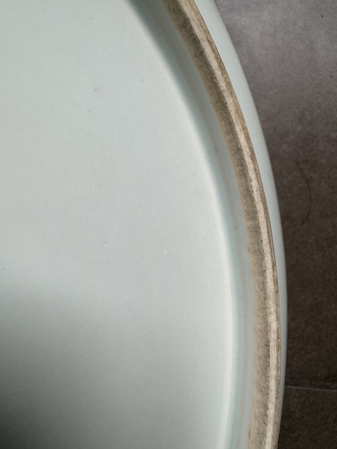 古玩陶瓷粉彩雉雞牡丹圖盤真品鑒賞圖