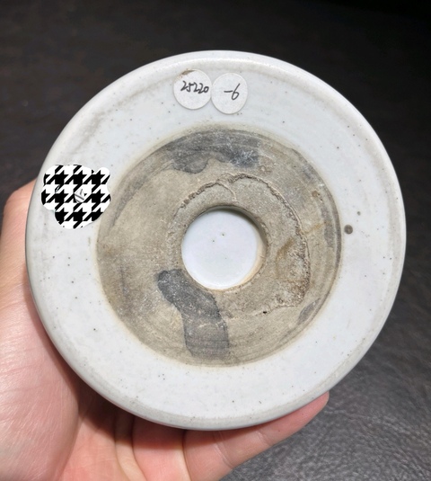 古玩陶瓷五彩人物故事筆筒真品鑒賞圖