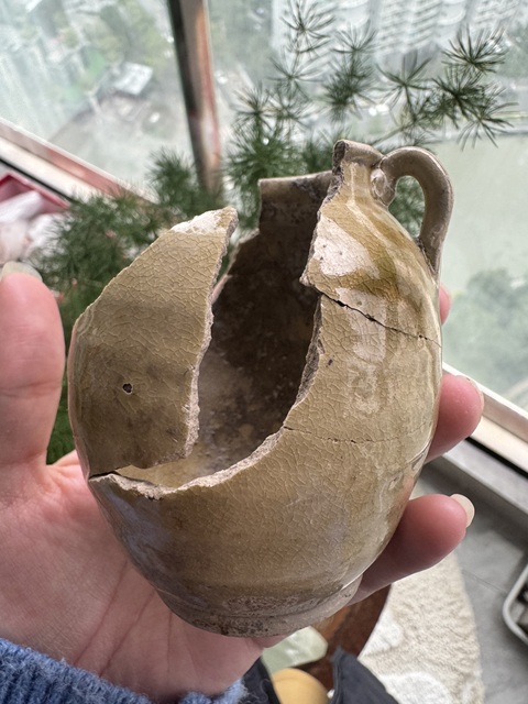 古玩陶瓷 唐代長沙窯罐標本真品鑒賞圖