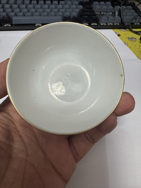 古玩陶瓷清晚期 粉彩平生三級臥足杯拍賣，當前價格3688元