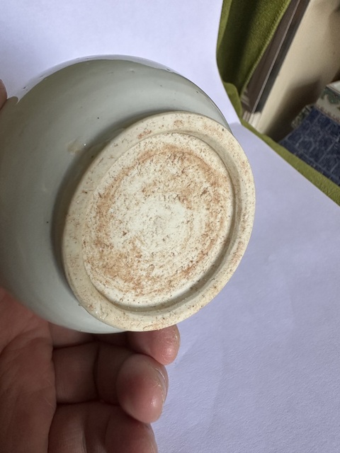 古玩陶瓷青白釉蓋缸真品鑒賞圖