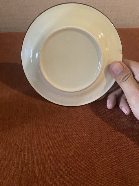 古玩陶瓷花卉紋盤真品鑒賞圖