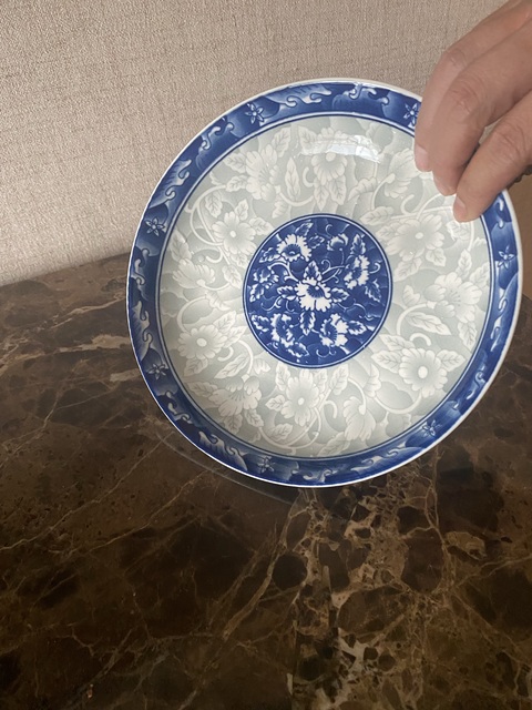 古玩陶瓷花卉紋盤拍賣，當前價格14800元