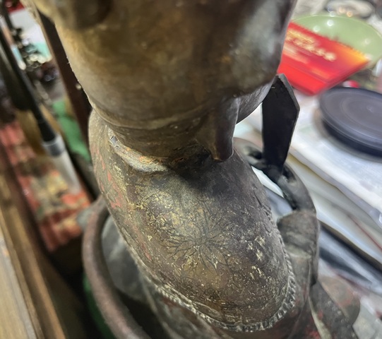 古玩銅器銅碧霞元君真品鑒賞圖