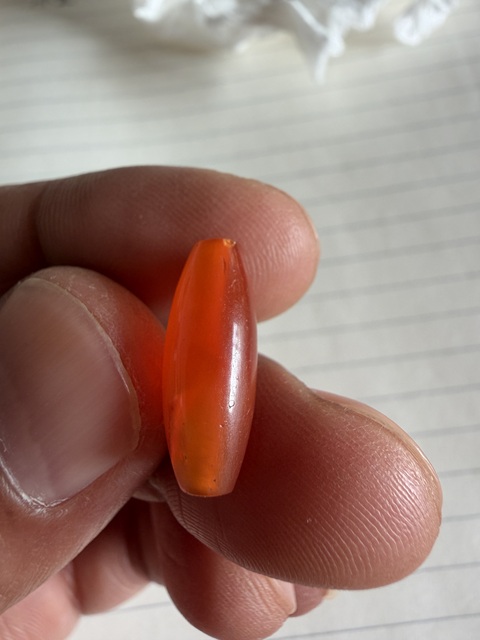 古玩玉器瑪瑙珠真品鑒賞圖