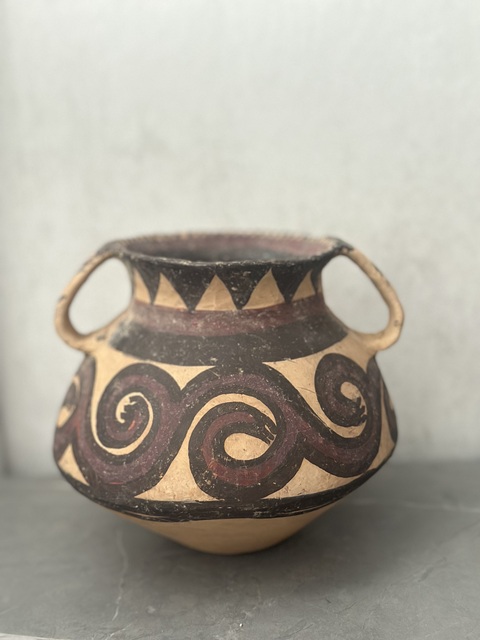 古玩陶瓷館藏級珍品馬家窯·馬廠類型雙系罐拍賣，當前價格5800元